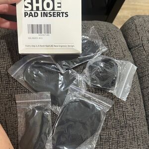 Black Shoe Pad Inserts heel inserts set of 5